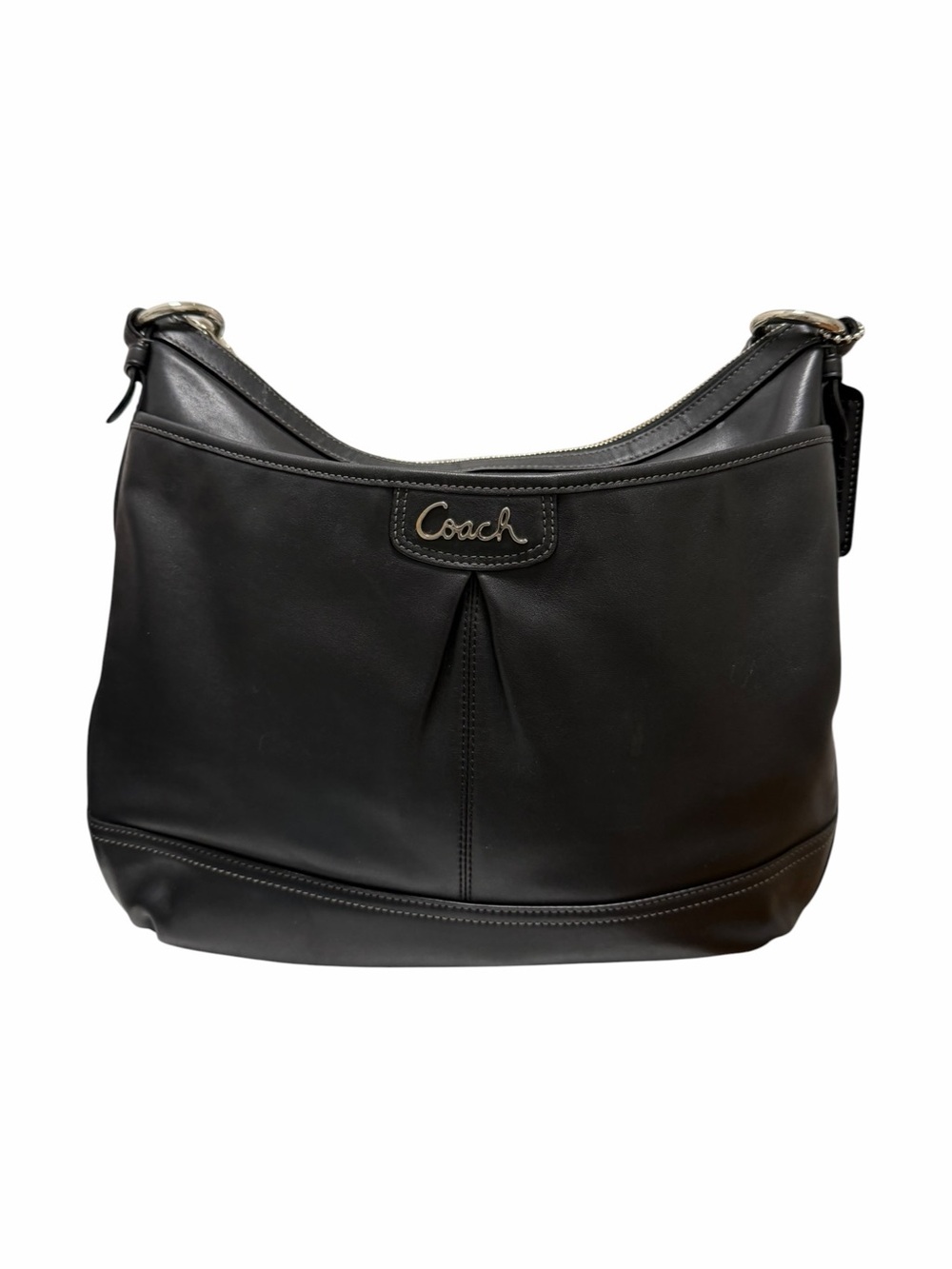 Coach Solid Black Crossbody Handbag